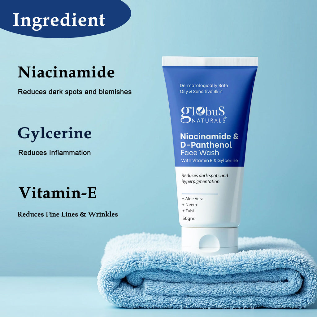 Niacinamide & D - Panthenol Face Wash With Vitamin E & Glycerine