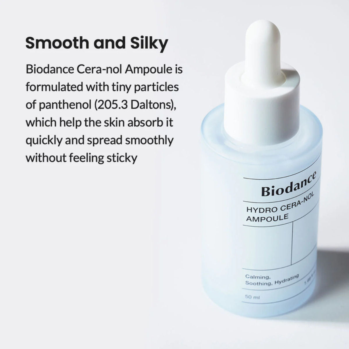 Hydro Cera-nol Ampoule, Moisturizing Korean Face Serum with Hyaluronic Acid & Ceramides