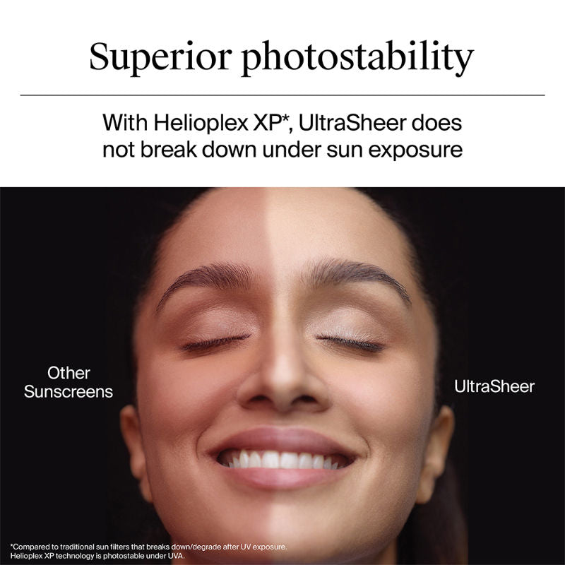 Ultrasheer SPF50+ PA++++ Ultra Light Moisturizing Face Sunscreen Oily & Sensitive Skin