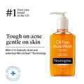 Oil Free Acne Cleansing Face Wash with 2% Salicylic Acid for Acne Prone & Oily Skin