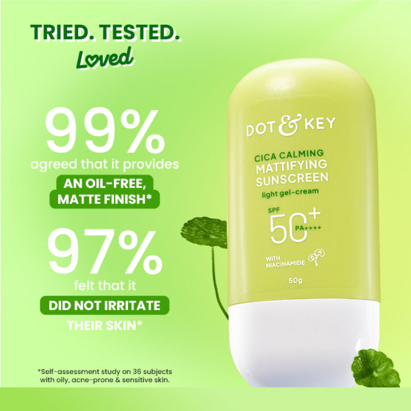 Cica Calming Mattifying Sunscreen In-Vivo Tested SPF 50+ PA++++, With Niacinamide