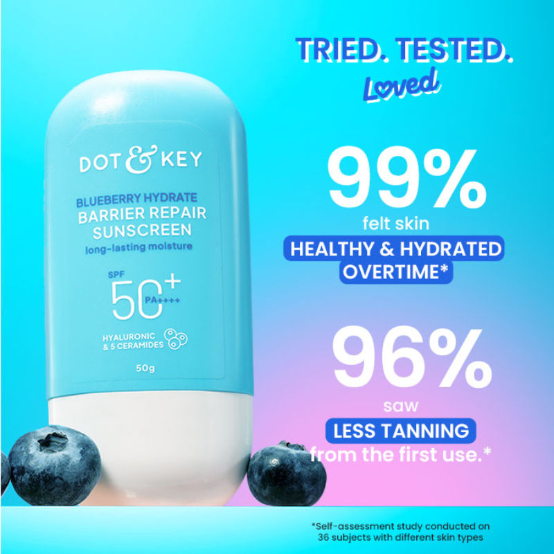 Blueberry Hydrate Barrier Repair Sunscreen SPF 50+ PA++++ In-Vivo Tested