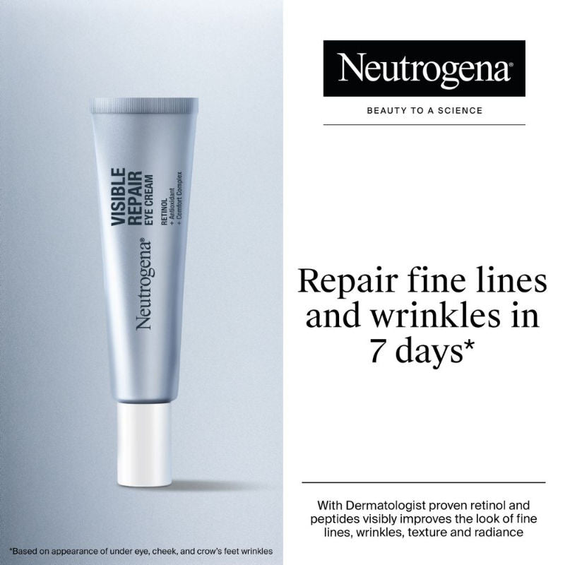 Visible Repair Retinol + Peptide Night Eye Cream For Anti-Ageing, Dark Circles & Wrinkles