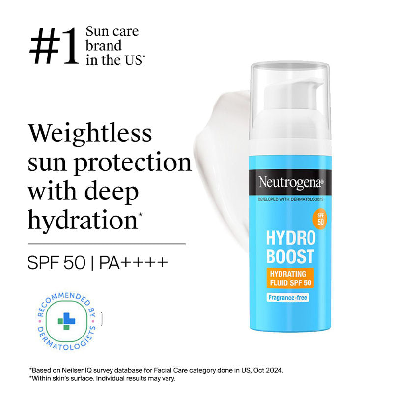Hydro Boost Face Sunscreen SPF50+ PA++++ Hyaluronic Acid, Niacinamide,Oily Sensitive Skin