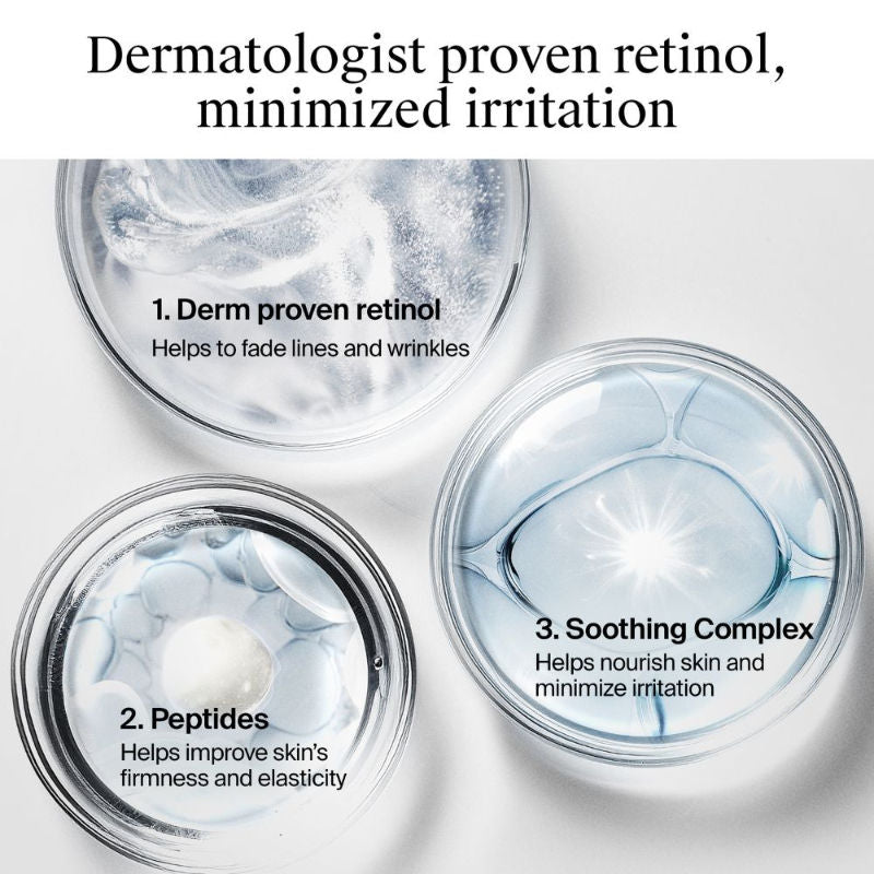Visible Repair Anti-Ageing Retinol + Peptide Night Face Serum For Wrinkles & Fine Lines