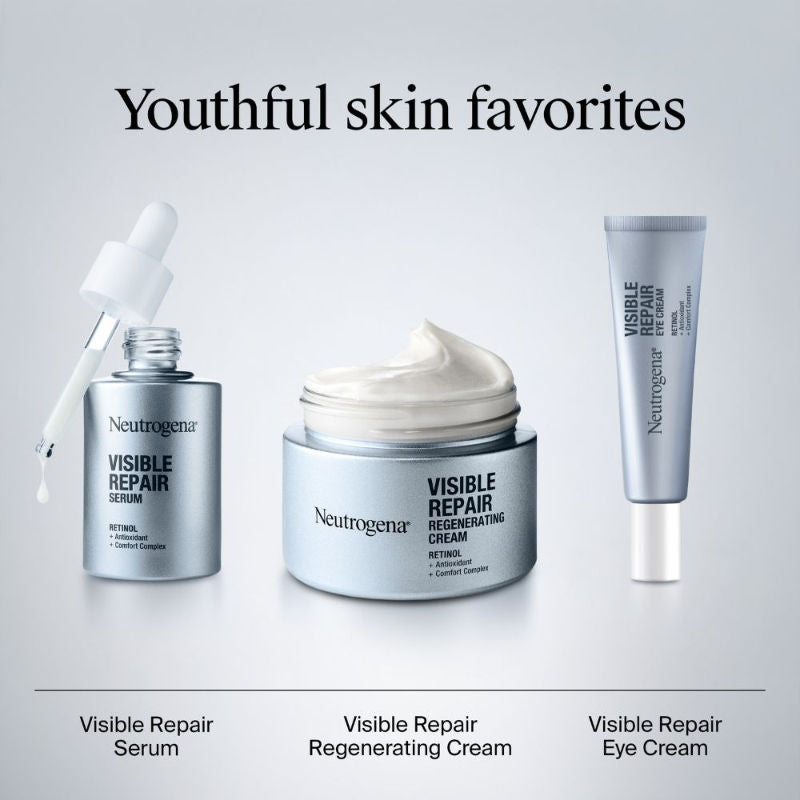 Visible Repair Retinol + Peptide Anti-Ageing Day & Night Cream For Wrinkles & Fine Lines
