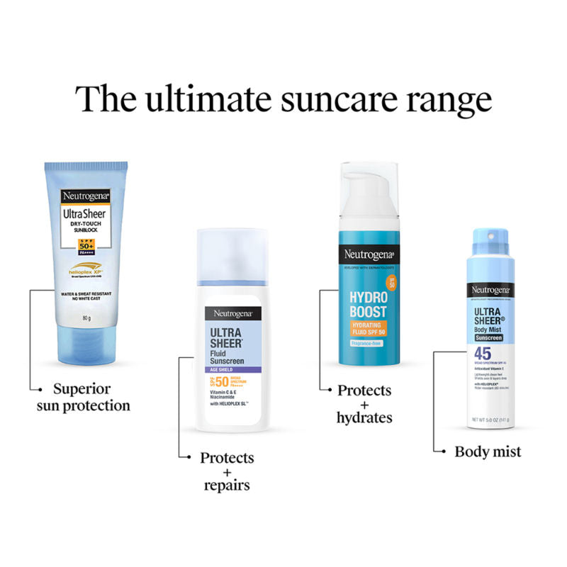 Ultra Sheer Body Mist Sunscreen Broad Spectrum SPF 45