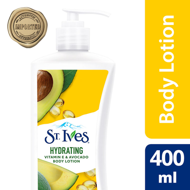 Hydrating Vitamin E & Avocado Body Lotion, 100% Natural Moisturizers