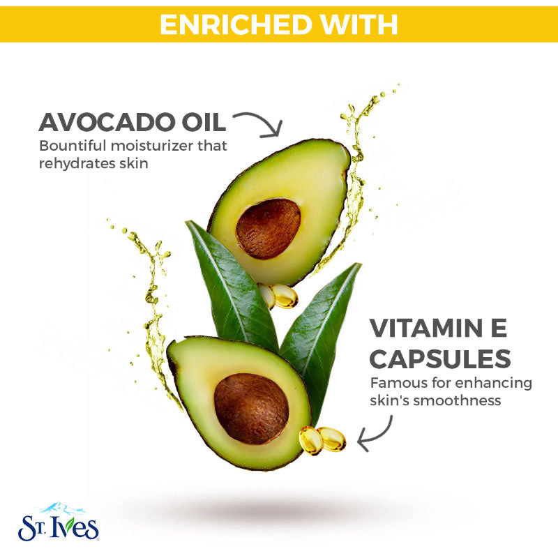 Hydrating Vitamin E & Avocado Body Lotion, 100% Natural Moisturizers