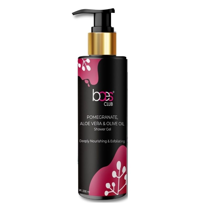 Exfoliating Shower Gel With Pomegranate, Olive Oil & Glycolic Acid, Soap Free Unisex