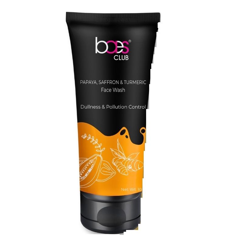 Papaya, Saffron & Turmeric Deep Cleanse Face Wash Gentle Exfoliation Glowing Skin Unisex