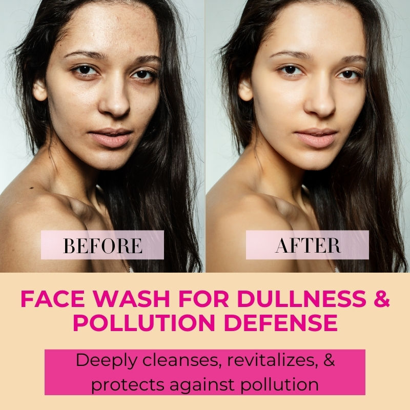 Papaya, Saffron & Turmeric Deep Cleanse Face Wash Gentle Exfoliation Glowing Skin Unisex
