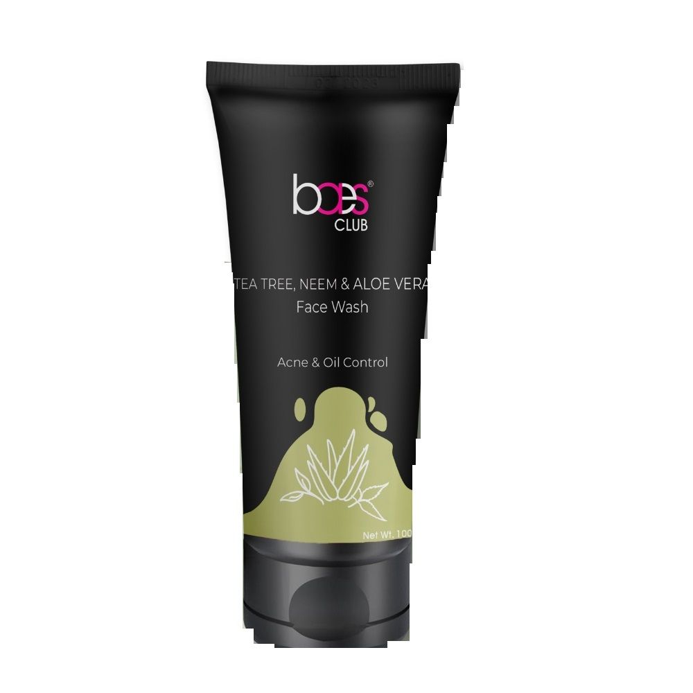 Tea Tree, Neem & Aloe Vera Face Wash With Vitamin E For Acne & Oil Control Unisex