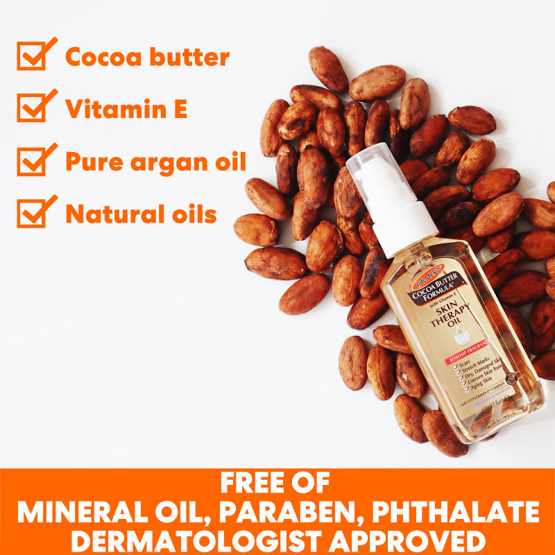 Cocoa Butter Face Therapy Oil For Dark Spots & Ageing Skin, Rosehip Fragrance