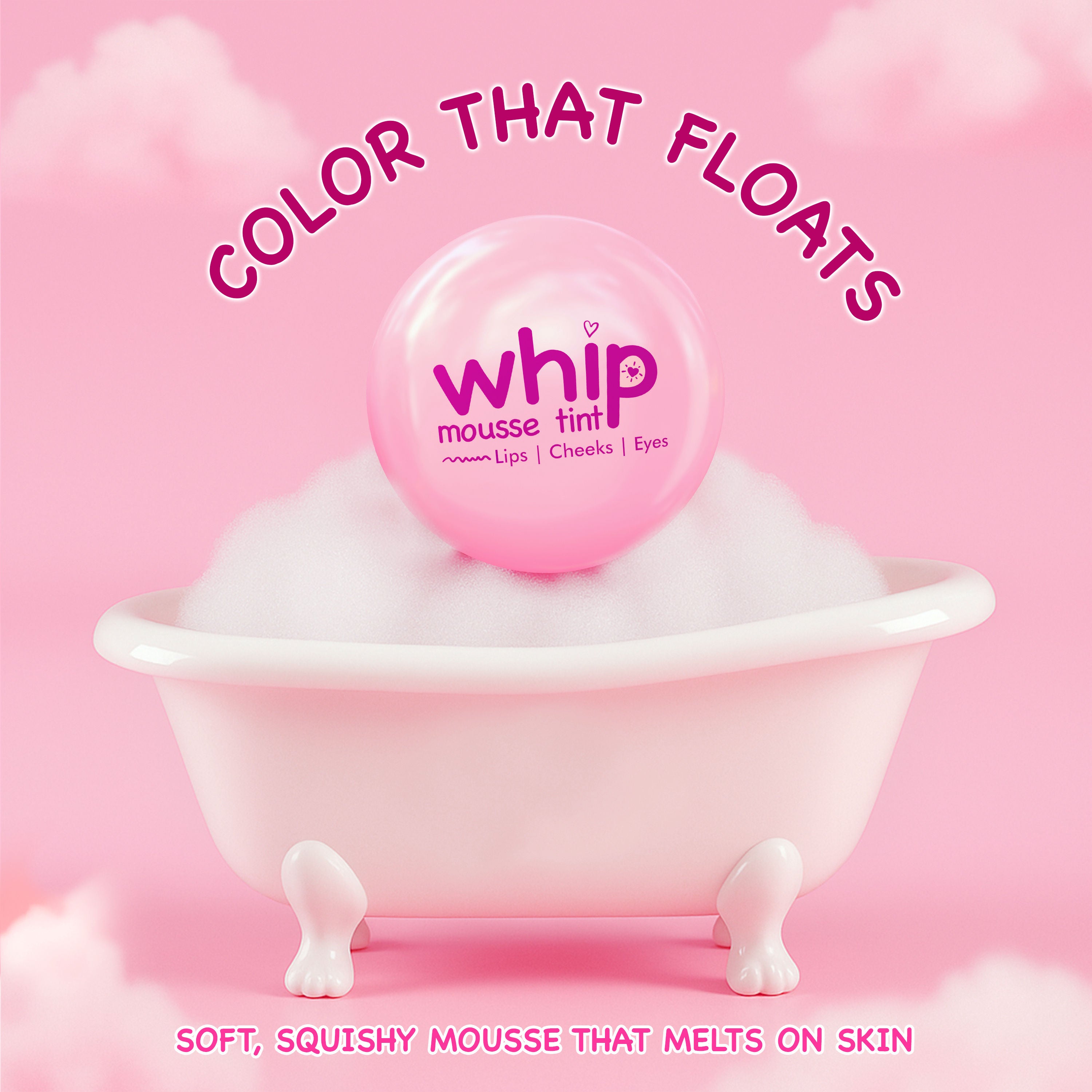 Whip Mousse Tint For Lips, Eyes & Cheeks