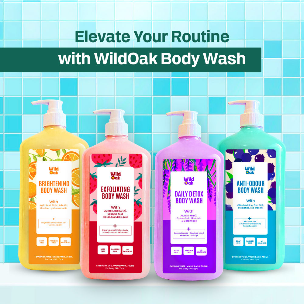 Exfoliating Body Acne, Smooths Bumps & Strawberry Skin Body Wash