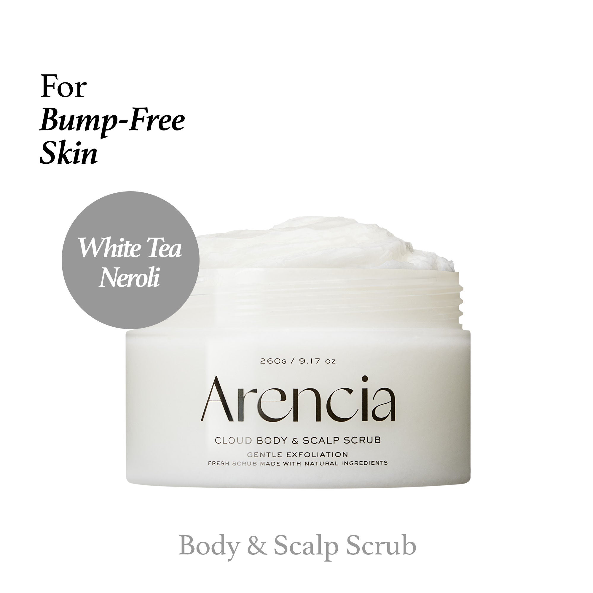 White Tea & Neroli Fresh Cloud Body & Scalp Scrub