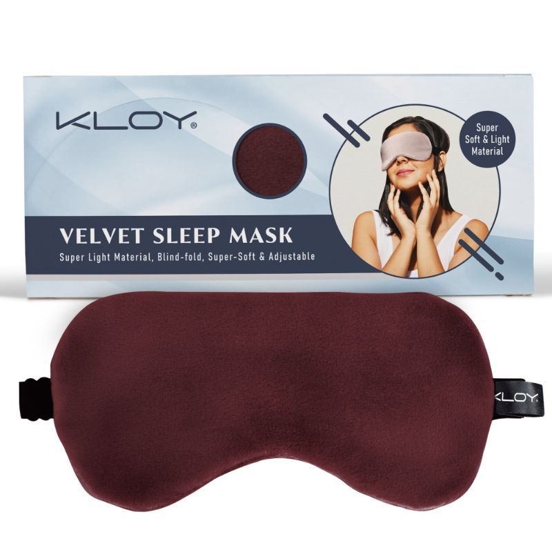 Breathable Sleep Eye Mask - Maroon