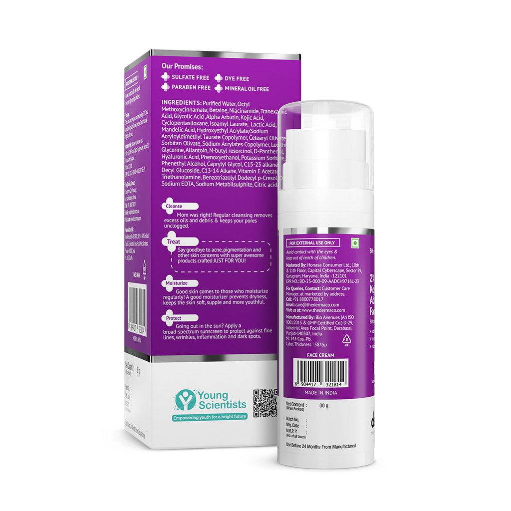 2% Kojic Acid Advanced Face Cream