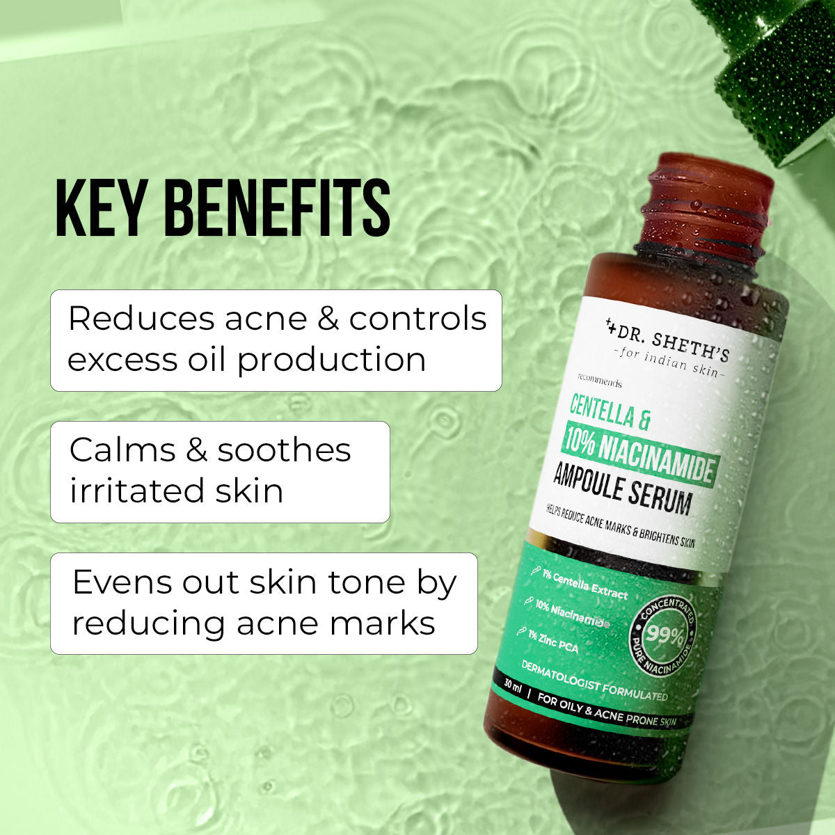 Centella & 10% Niacinamide Ampoule Serum