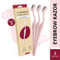 Eyebrow Razor - For Salon-Like Eyebrows - Suitable for Sensitive Areas - 3 units