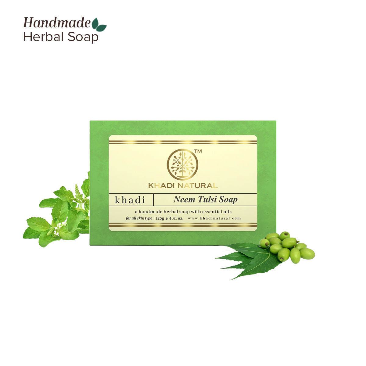 Neem-Tulsi Soap Cleanses, Tones & Moisturises