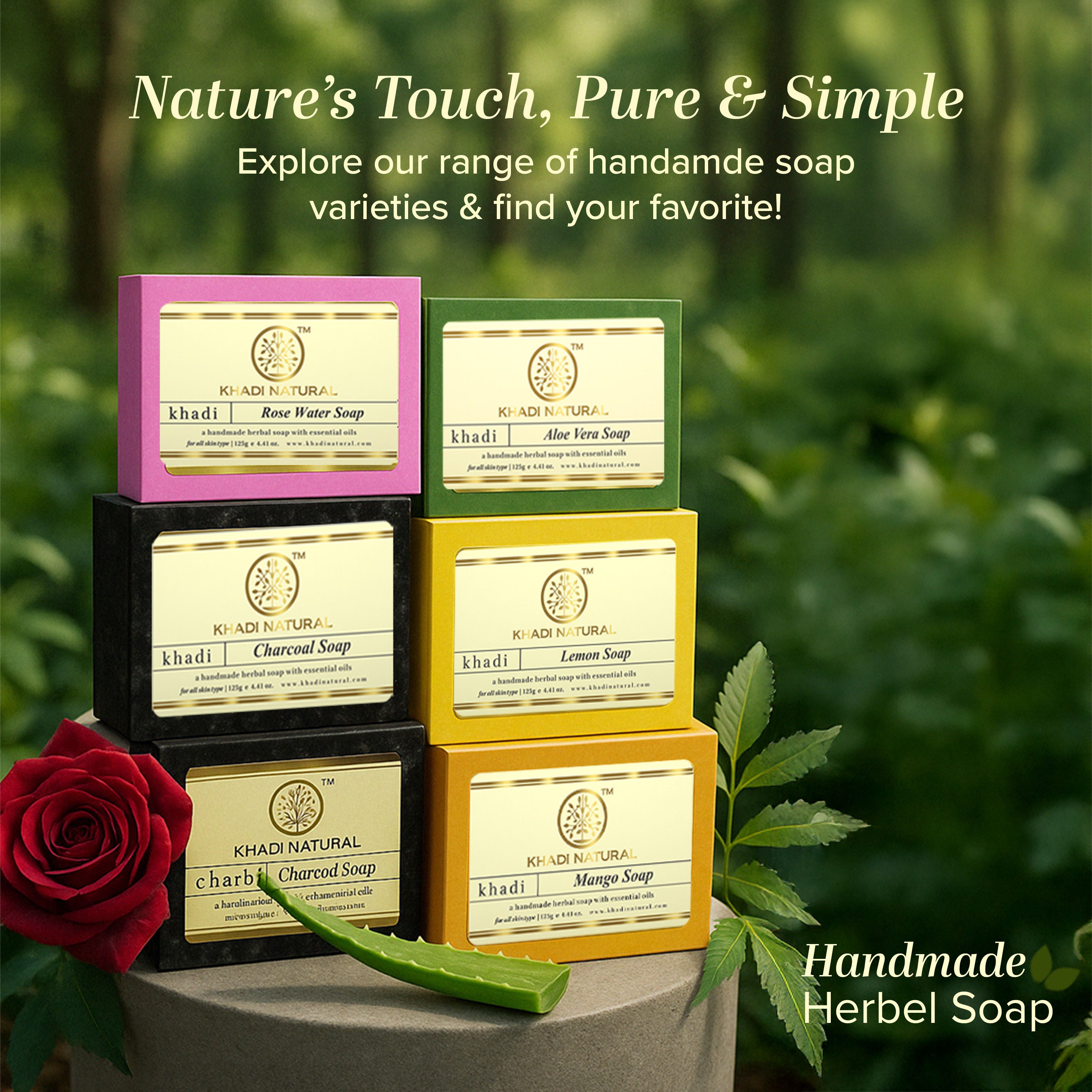 Rosewater Handmade Soap Remove Excess Oil