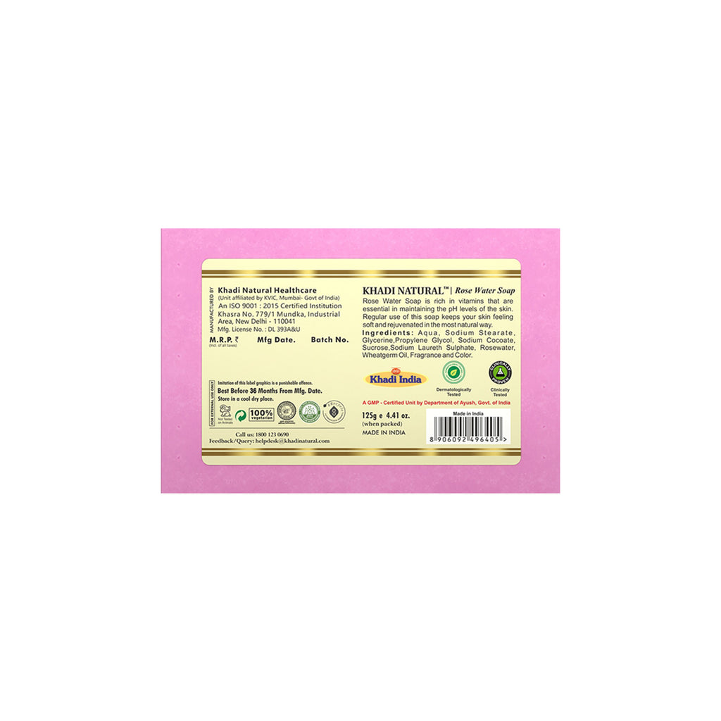 Rosewater Handmade Soap Remove Excess Oil