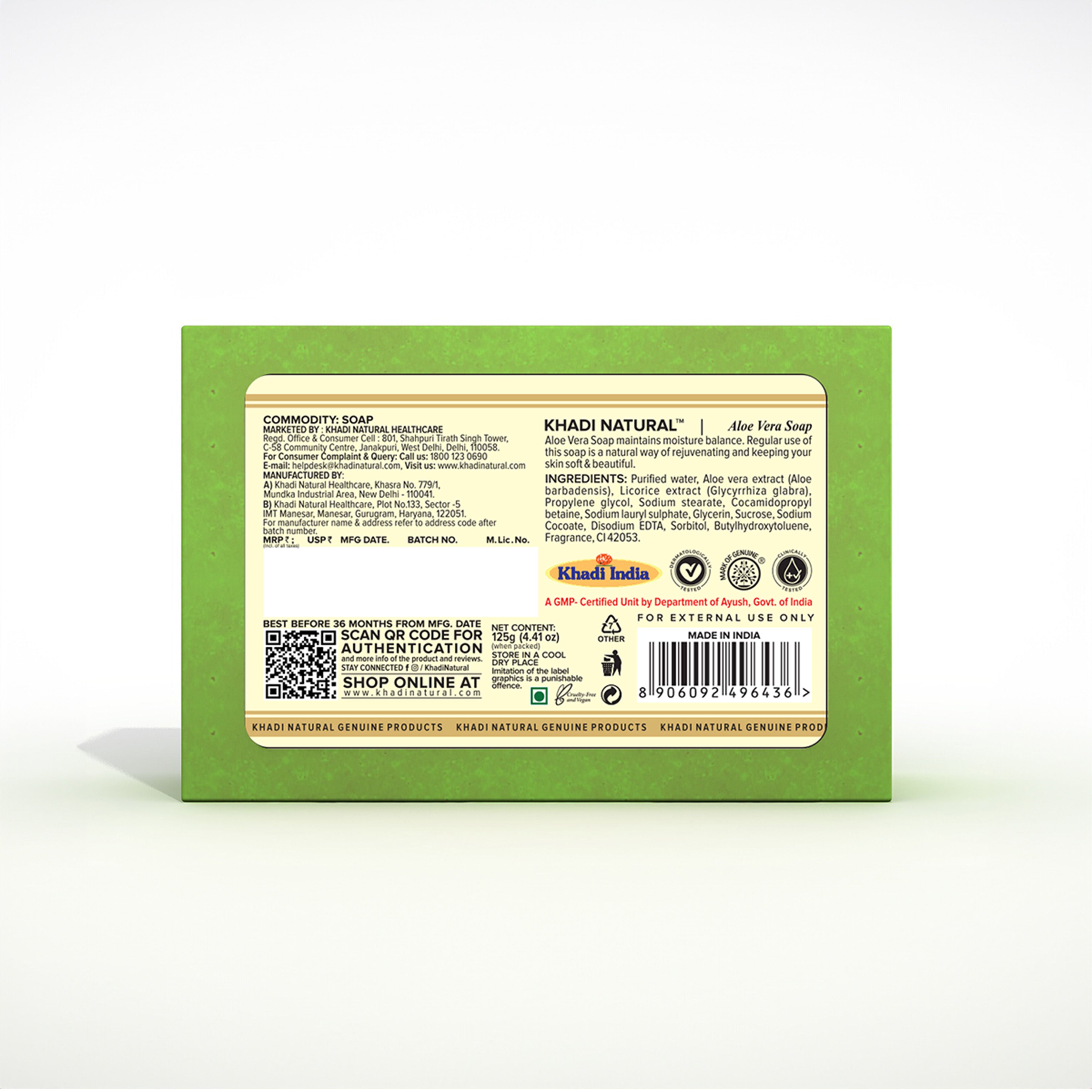 Aloe Vera Handmade Soap Anti-Bacterial