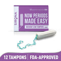 Fda Approved Period Made Easy Non Applicator Tampons (20) For Medium & Regular Flow