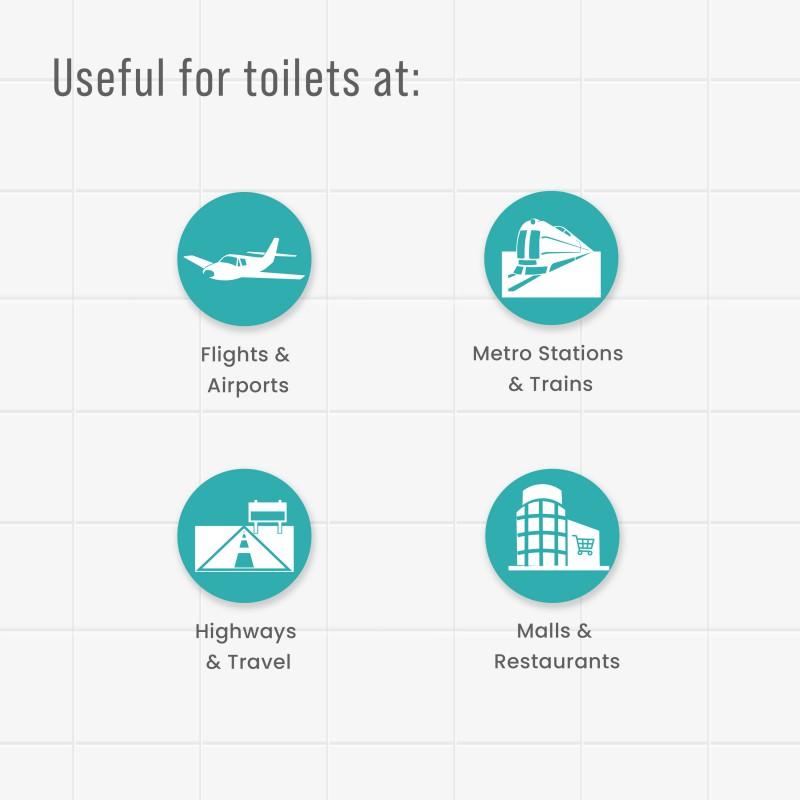Disposable Toilet Seat Covers, No Direct Contact With Unhygienic Seats, Easy To Dispose