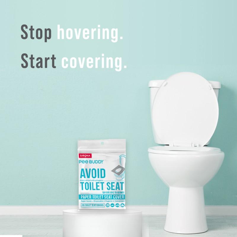 Disposable Toilet Seat Covers, No Direct Contact With Unhygienic Seats, Easy To Dispose
