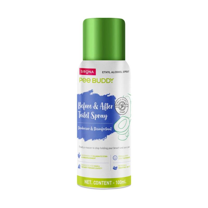 Before & After Toilet Seat Sanitizer Spray (Vanilla), Deodoriser & Disinfectant