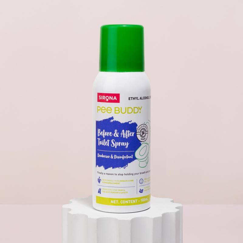 Before & After Toilet Seat Sanitizer Spray (Vanilla), Deodoriser & Disinfectant