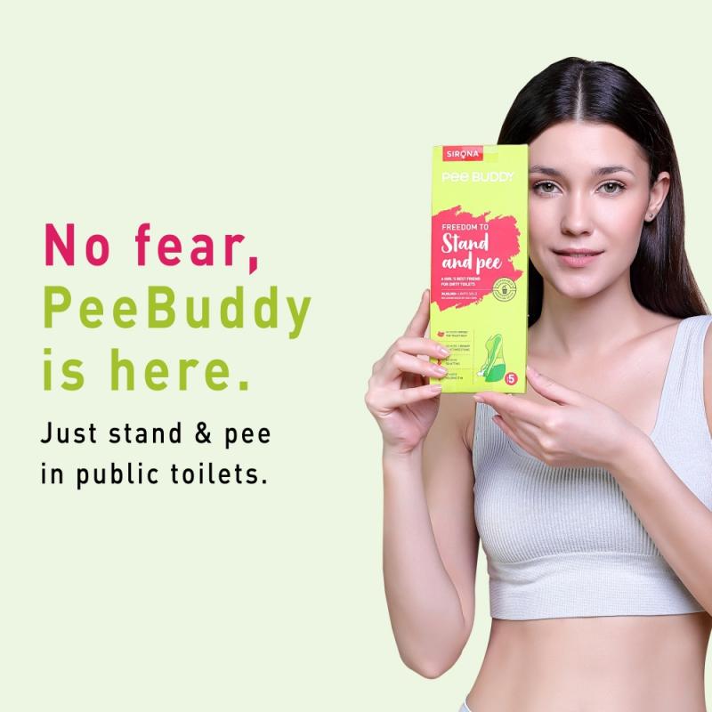 Sirona Peebuddy Stand N Pee Disposable Female Urination Funnels Portable Leak-Proof Stand & Pee Funnels