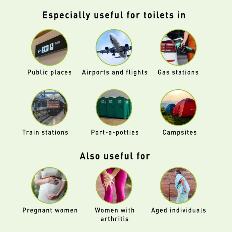 Sirona Peebuddy Disposable Female Urination Device For Women Portable Leakproof Stand And Pee Funnels