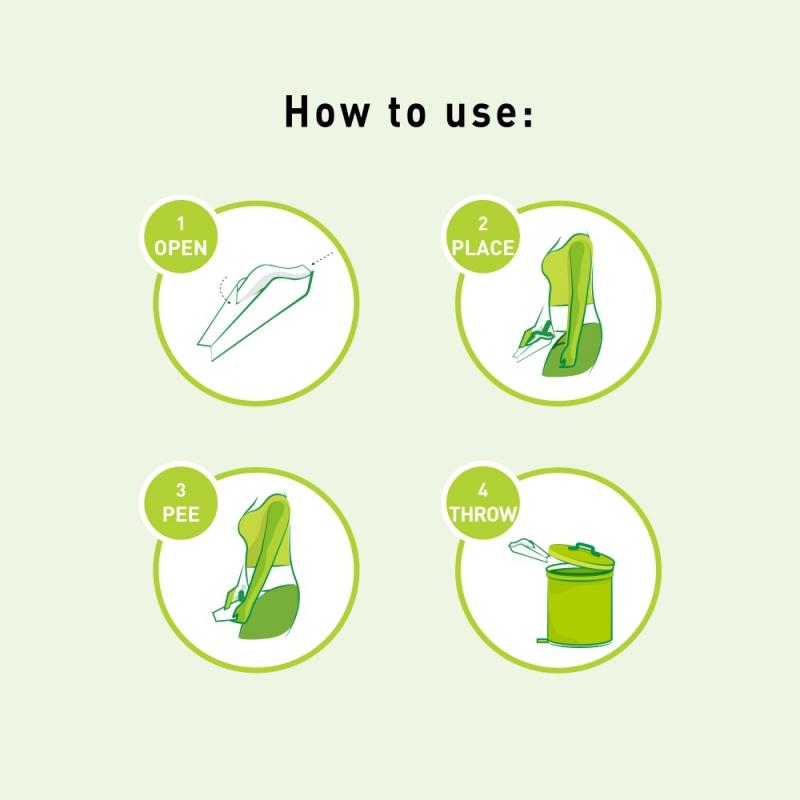 Disposable Female Urination Device For Women, Portable, Leak-Proof Stand And Pee Funnels