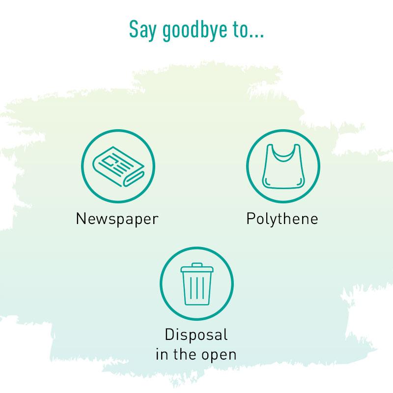 Oxo Biodegradable & Leak-Proof Sanitary Disposal Bags For Discreet Disposal Of Hygiene Waste