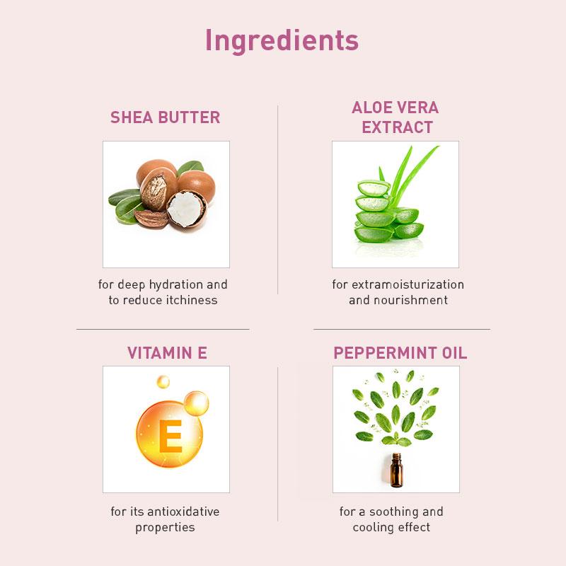 Talc Free Hair Removal Cream For Dry & Sensitive Skin With Aloevera, Vitamin E & Shea Butter