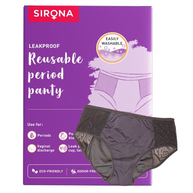 Reusable Period Panties (2XL), Leak Proof Protection For Periods, Urinary & Vaginal Discharge