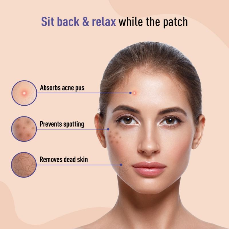 Anti Acne & Pimple Face Patches, 0.5% Salicylic Acid & 100% Hydrocolloid, Acne Spot Corrector