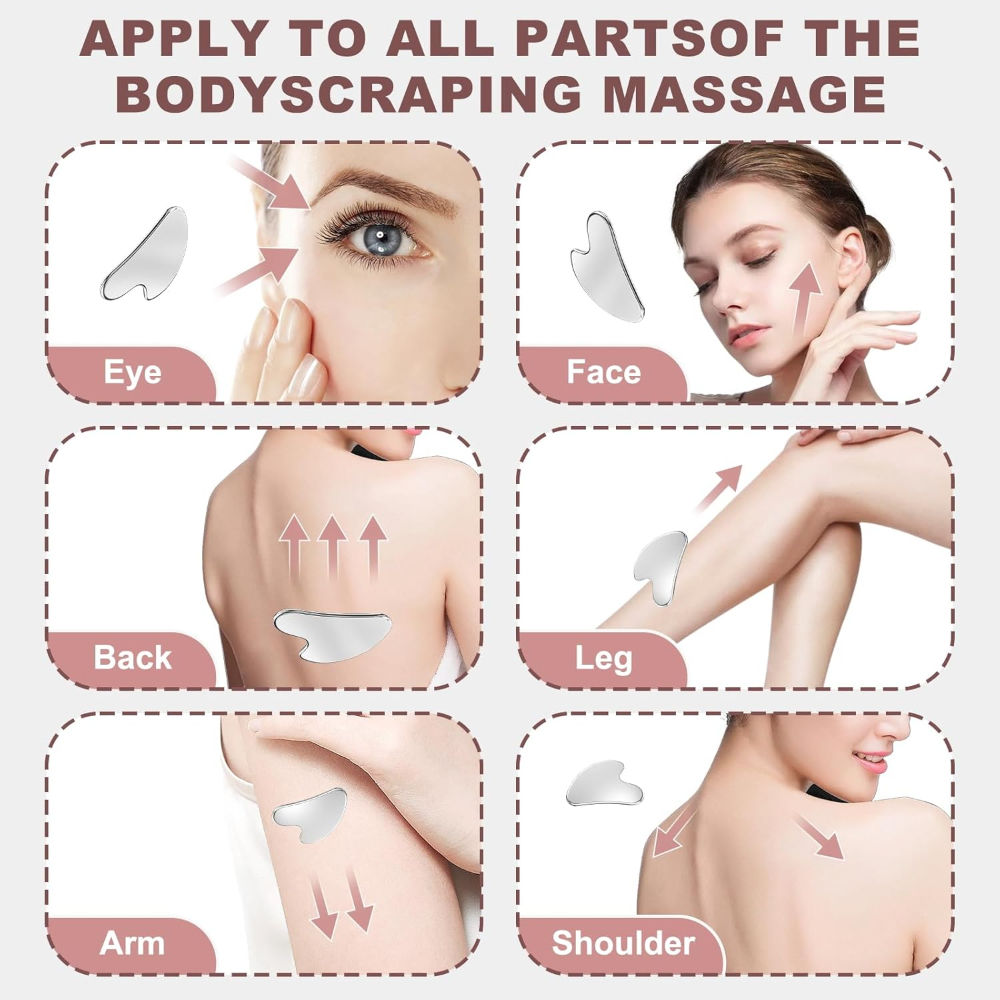 Stainless Steel Gua Sha Tool For Face