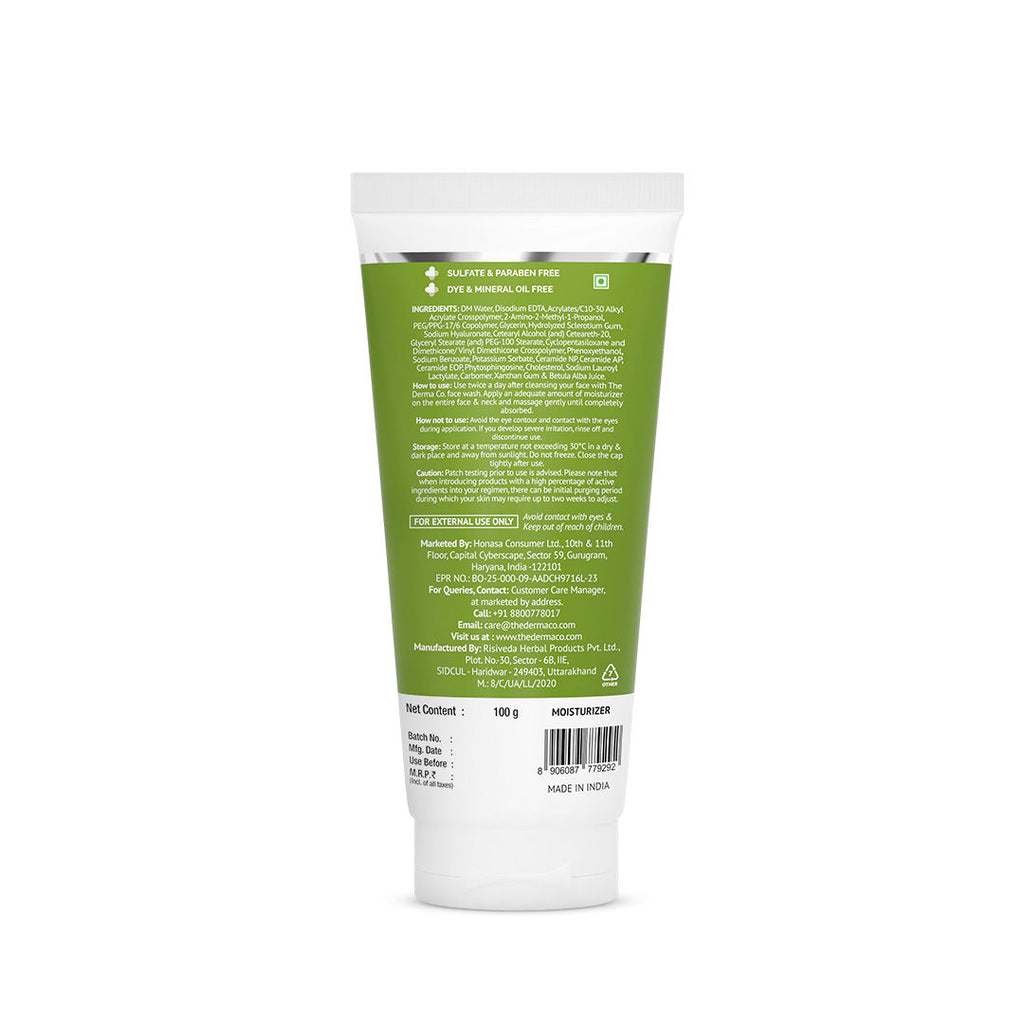 Oil-free Daily Face Moisturizer With Hyaluronic Acid Ceramides For Hydrated Skin