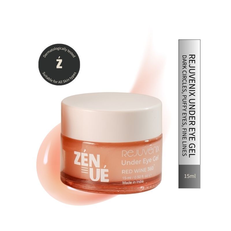 Rejuvenix Under Eye Gel to Reduce Dark Circles Puffiness with Advanced Actives Lightweight