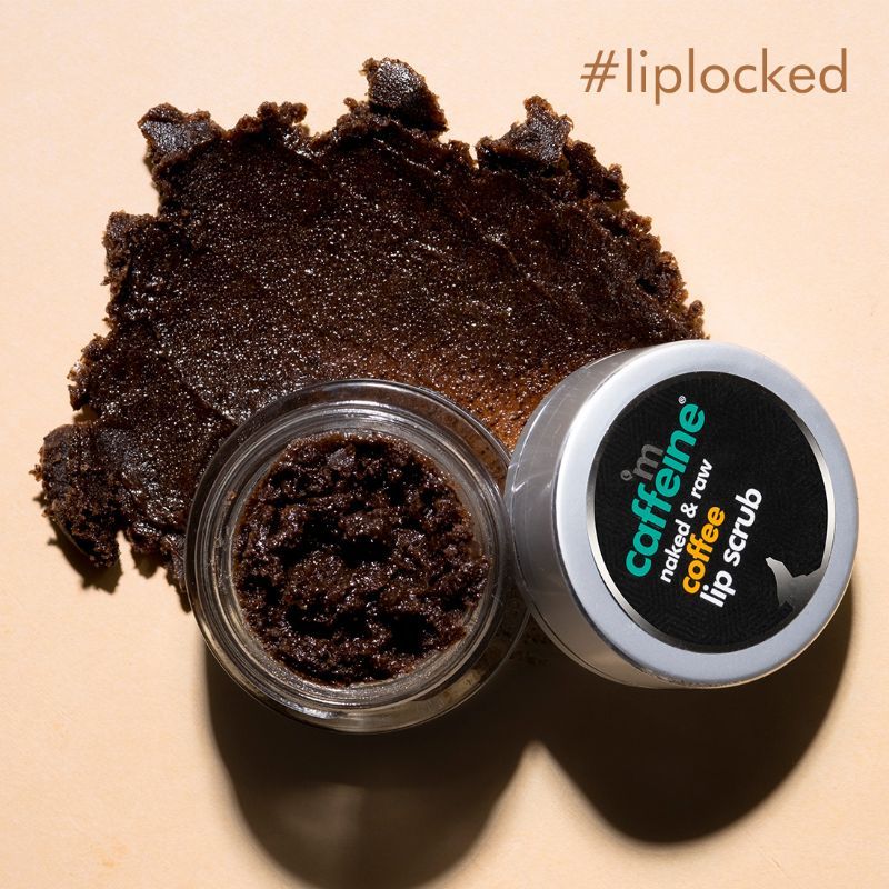 Coffee Lip Scrub for Chapped & Pigmented Lips - Natural, Vegan & Beeswax Free