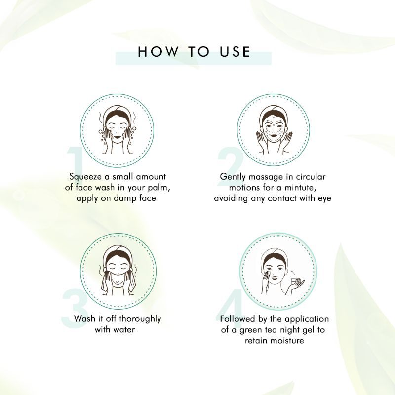 Vitamin C Green Tea Face Wash with Hyaluronic Acid