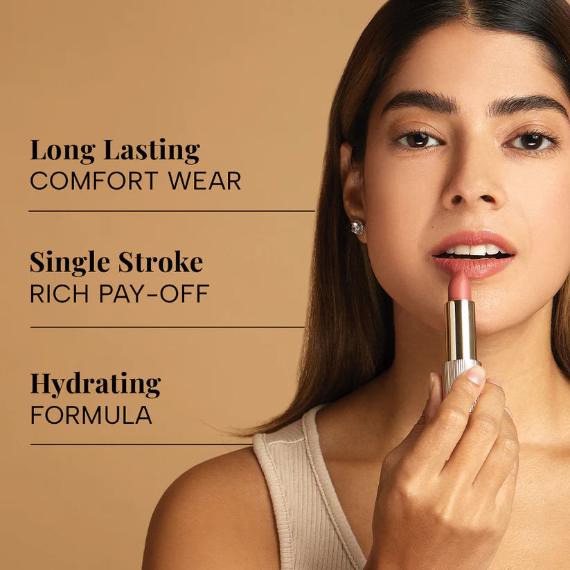 Lumiere Satin Matte Lipstick - Pink Cashmere - Pink Lipstick
