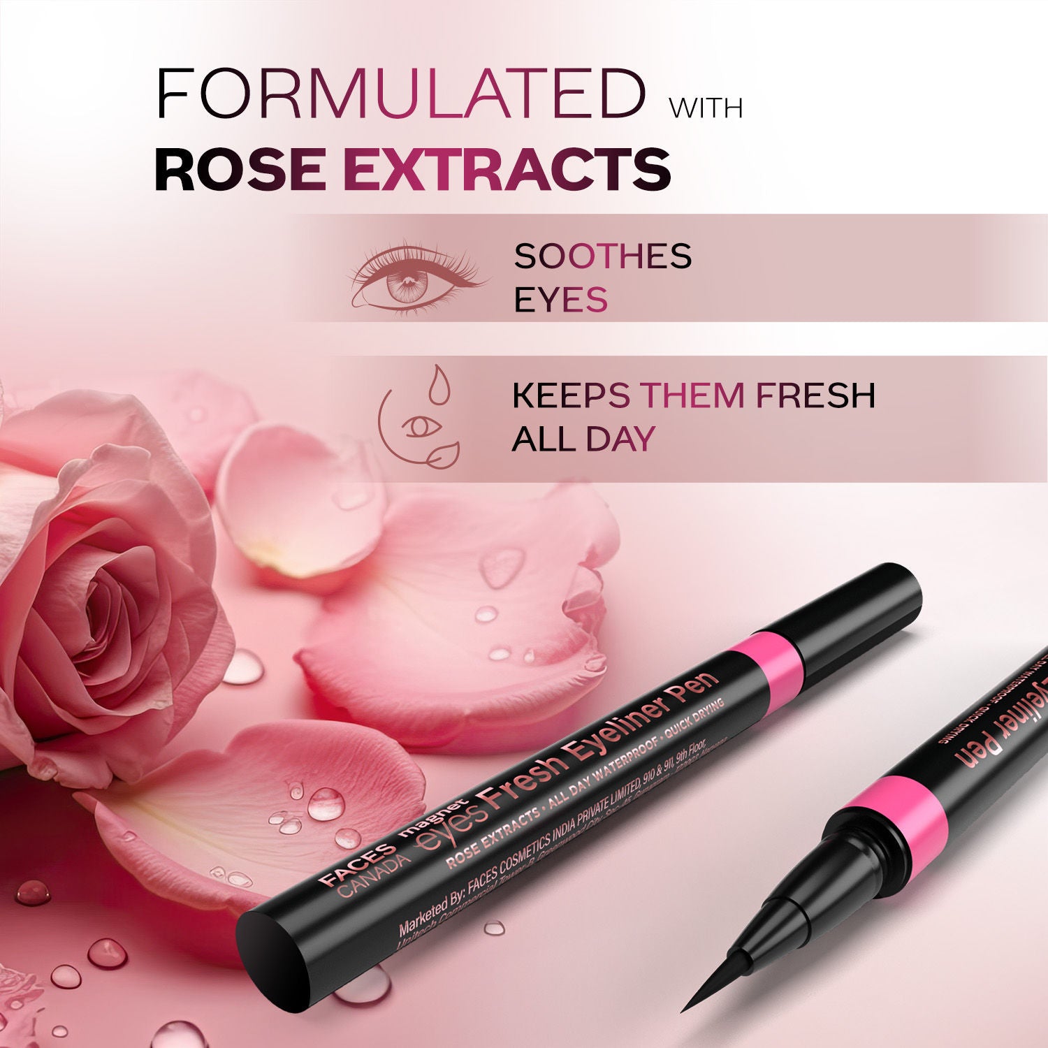 Magneteyes Fresh Eyeliner Pen - Black