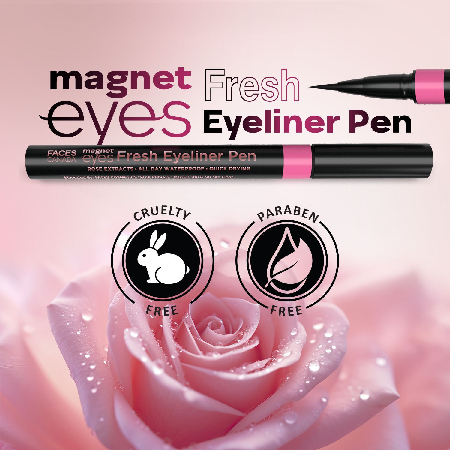 Magneteyes Fresh Eyeliner Pen - Black