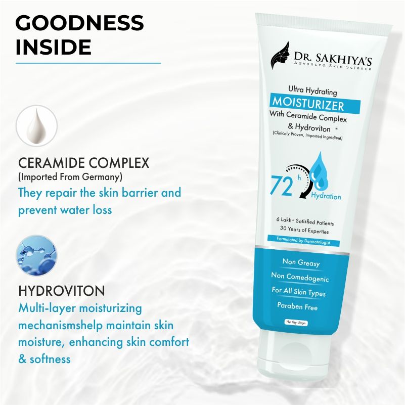 Ultra Hydrating Face Moisturizer Lightweight Daily Hydration for All Skin Types